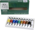Winsor & Newton Winton Oil Color Paint, Basic Set, 10 x 21ml Tubes - Image 3